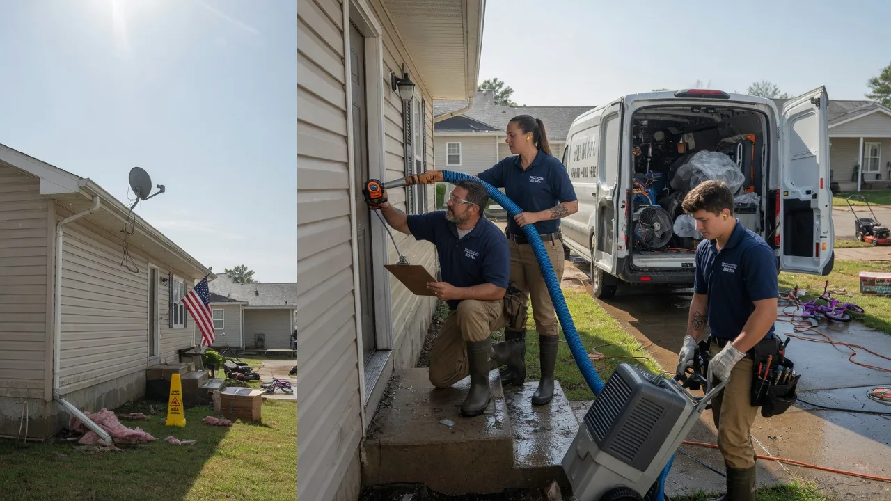 Ceiling Water Damage Restoration in Lenox, MO near me